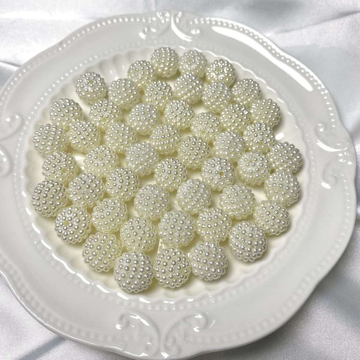 Waxberry Beads - Pearl Gloss Handmade Craft Supplies(100 Beads)