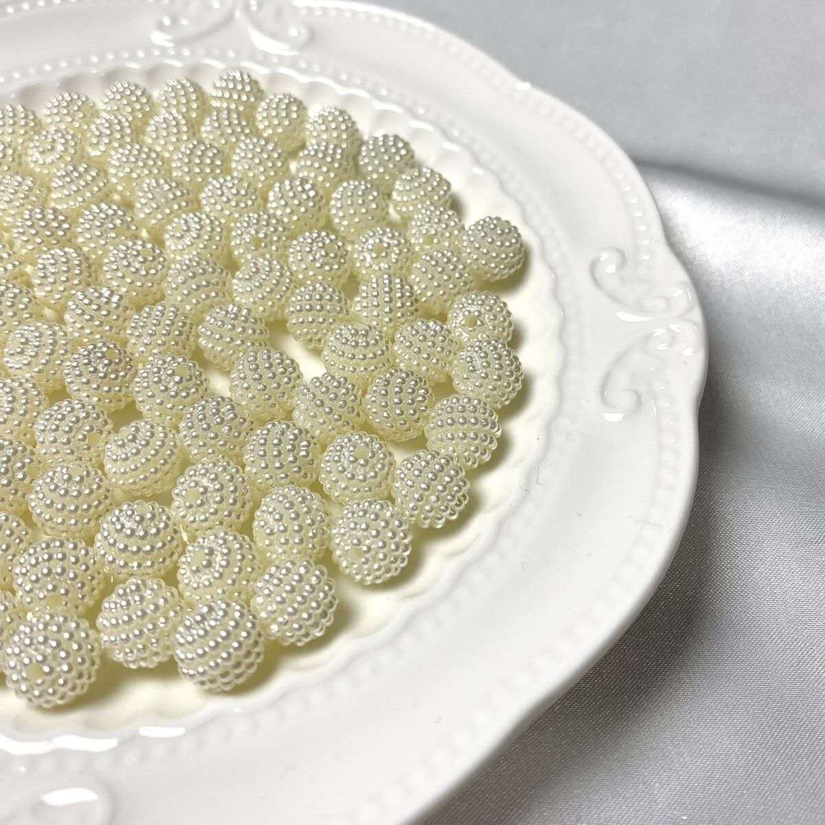 Waxberry Beads - Pearl Gloss Handmade Craft Supplies(100 Beads)