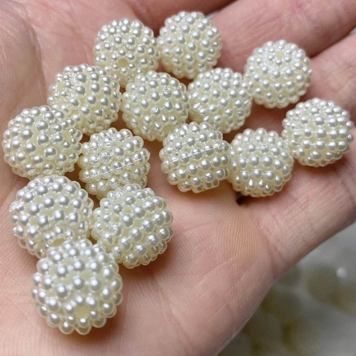 Waxberry Beads - Pearl Gloss Handmade Craft Supplies(100 Beads)