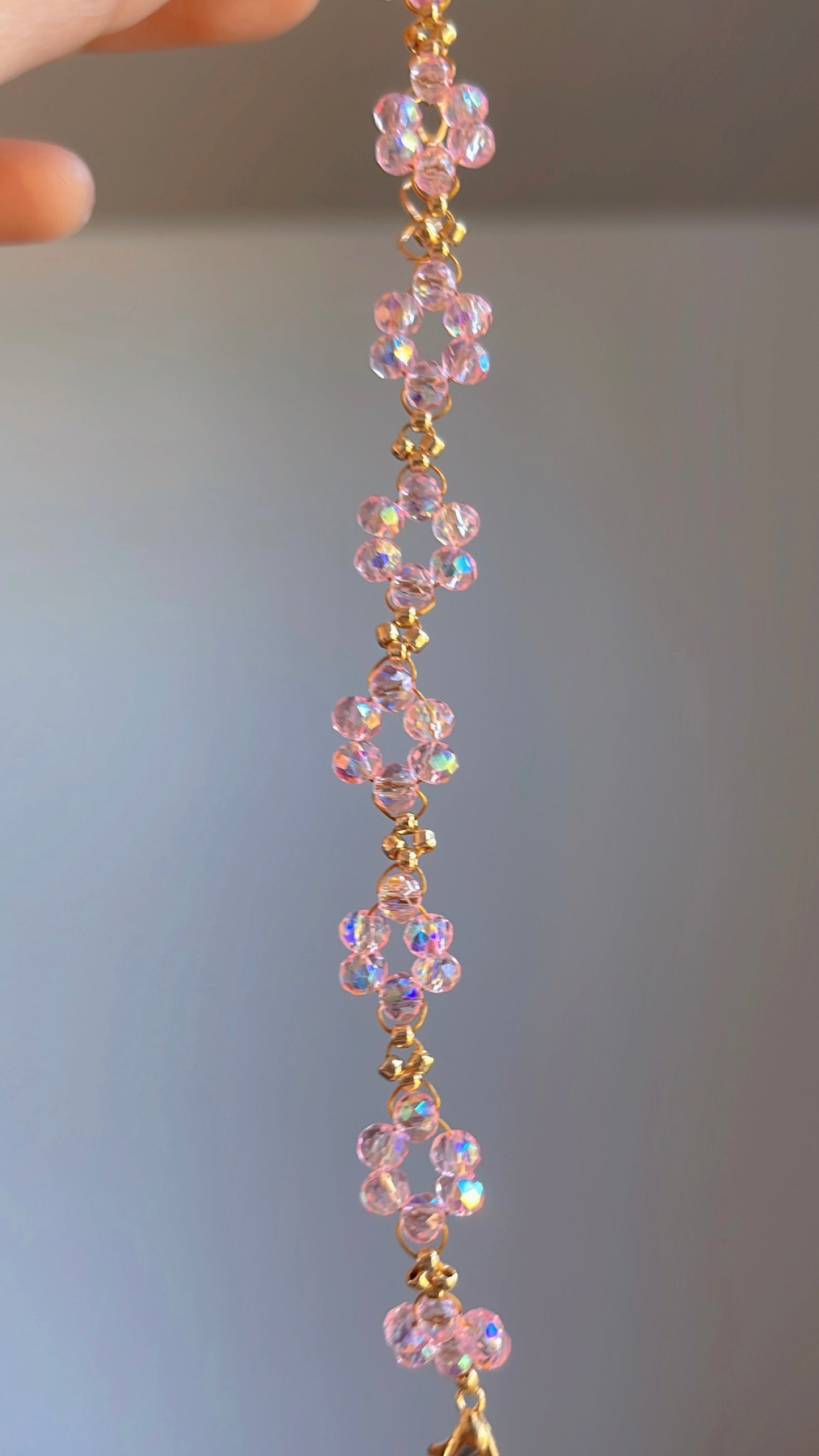 Elegant Crystal Flower Bracelet. The best gift idea! (Finished Product)