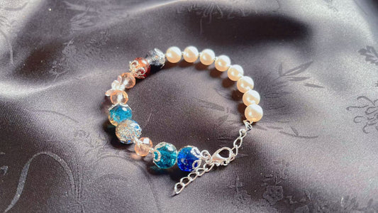 Dreamy Galaxy Beads with Pearl Shine