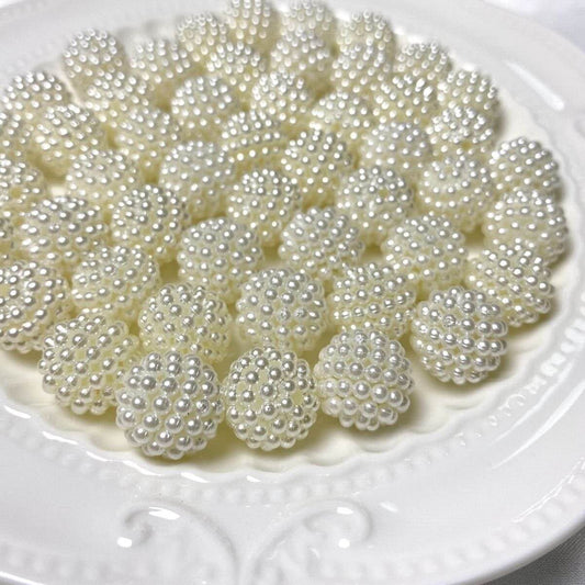 Waxberry Beads - Pearl Gloss Handmade Craft Supplies（100 Beads）