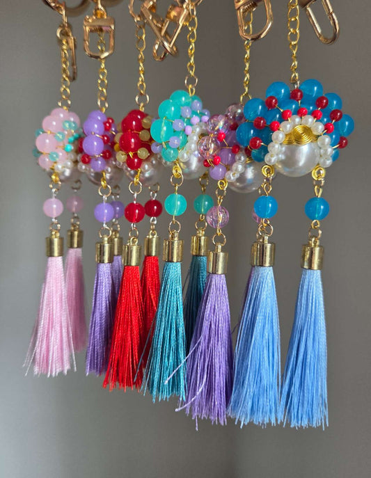 Chinese Opera Mask Keychain / Car Pendant