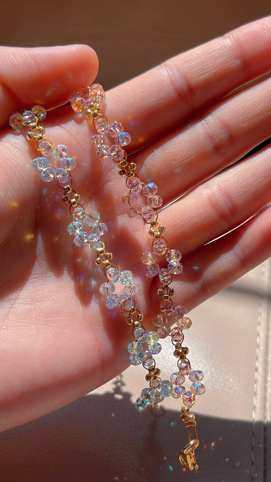 Crystal Flower Bracelet DIY Package